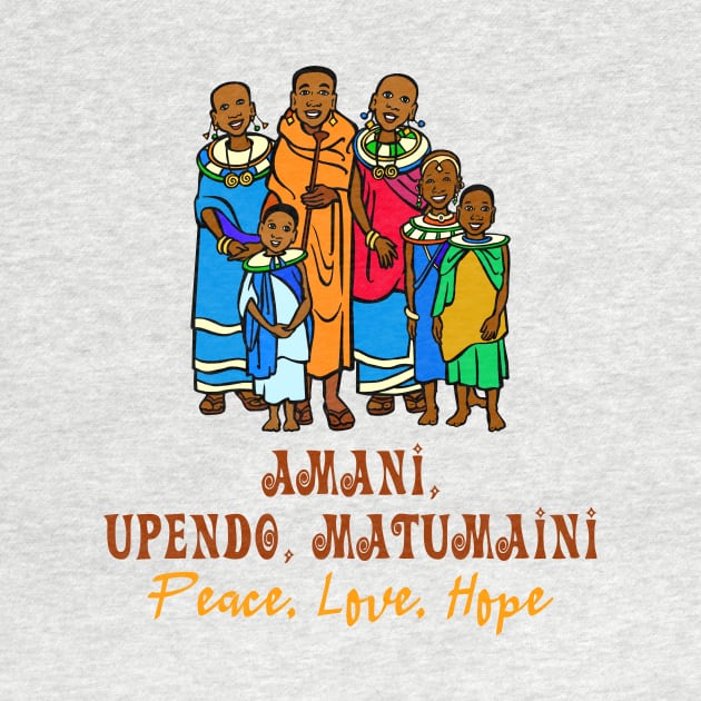 Amani, Upendo, Matumaini - Peace, Love, Hope by funfun